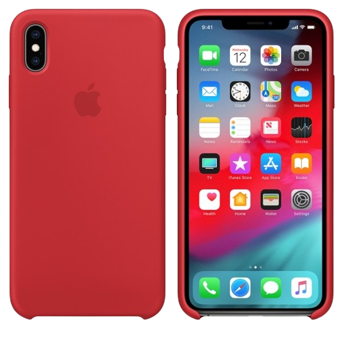 Apple silicone Case HC Iphone XS Max Red